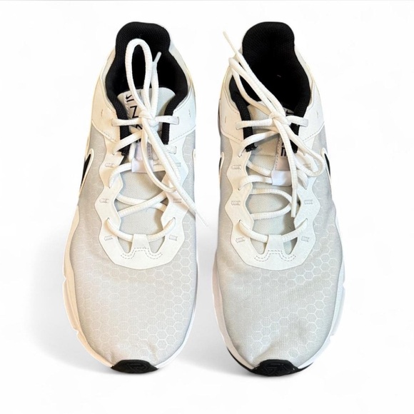 Nike Legend Essential 2 Men’s Size 10 Training Shoes Pure Platinum White/ Black - Picture 2 of 6